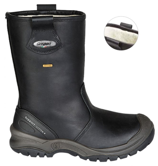 Grisport Safety Laars 72401C / 33260 Gevoerd  S3 + KN Zwart