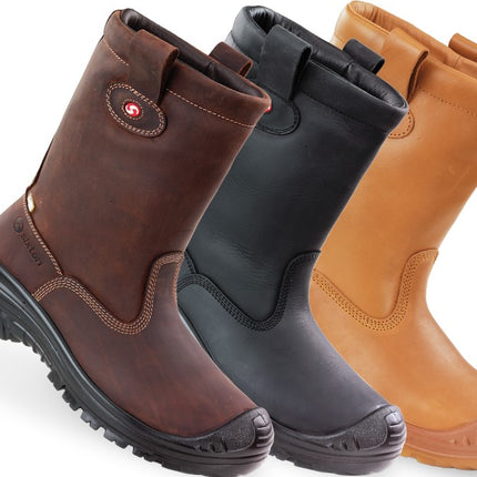 Sixton Montana 81156-23 S3 HDry Veiligheidslaars – Wol, Donkerbruin