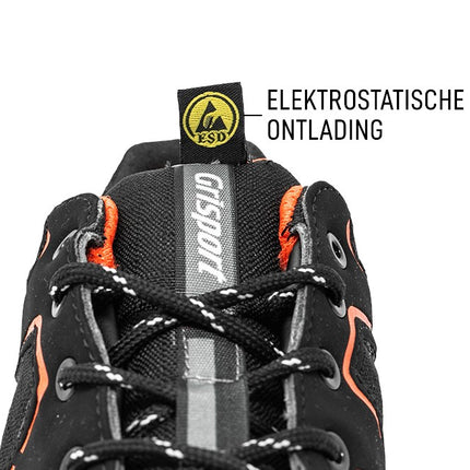 Grisport Safety Cross Beat / 33602 Laag S3 Zwart/Oranje