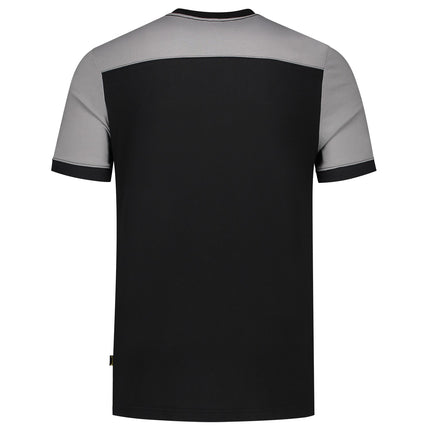 Tricorp 102006 T-Shirt Bicolor Naden Zwart/Grijs
