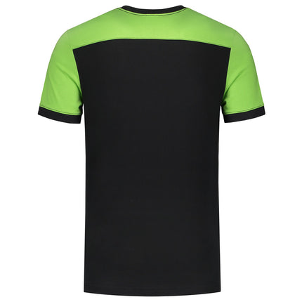 Tricorp 102006 T-Shirt Bicolor Naden Zwart/Lime