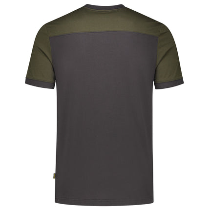 Tricorp 102006 T-Shirt Bicolor Naden Donkergrijs/Army