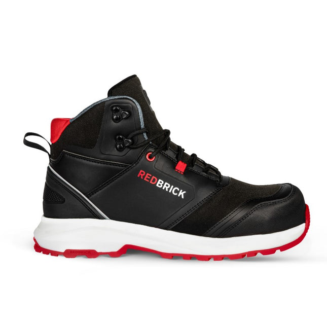Redbrick Pulse Sneaker Hoog S3 ESD 32321 Zwart/Rood