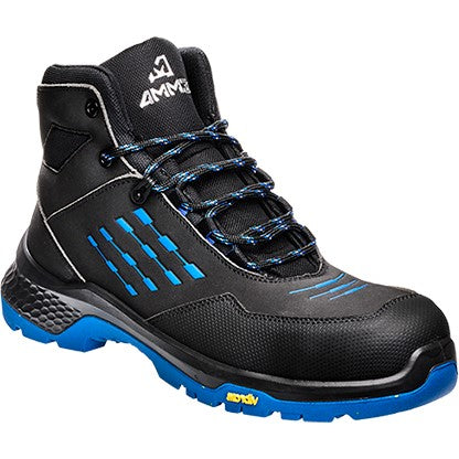 EMMA CrossForce D Hoog S3 Zwart/Blauw