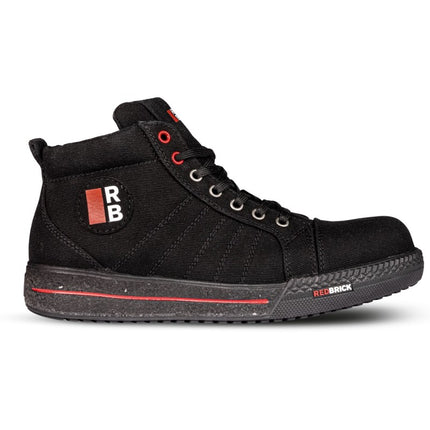 Redbrick Duurzame Sneaker Opal S1PL Zwart