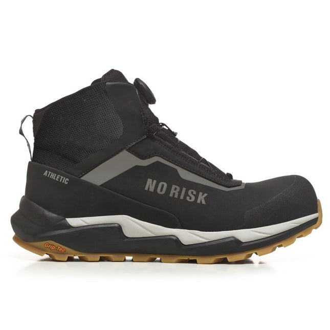 No Risk Athletic Mid MOZ Black 1019.25 S7L Zwart