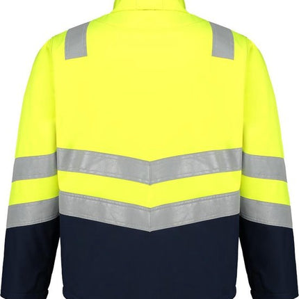 Dapro Spectre Multinorm Softshell Jas - Marineblauw/Hi-Vis Geel