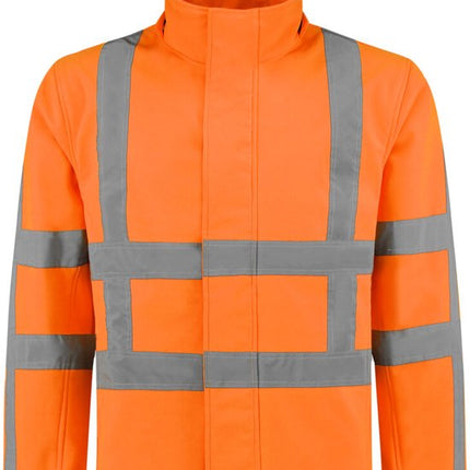 Bestex RWS Softshell jas high-visibility oranje