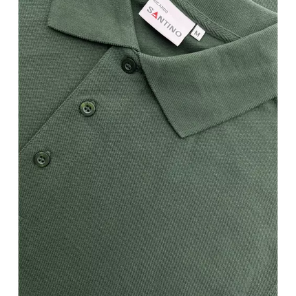 Santino Poloshirt Ricardo Donker Groen