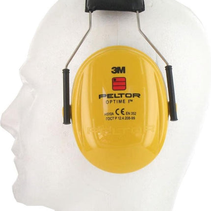 3M Peltor Optime I H510A Gehoorkap Geel