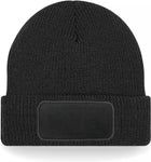 Beechfield Thinsulate™ Patch Beanie B440 - Zwart - Één Maat