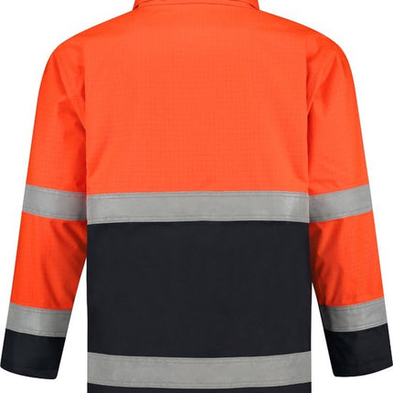 Dapro Safety Access Multinorm Regenjas - Marineblauw/Hi-Vis Oranje