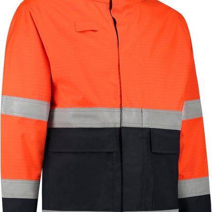 Dapro Safety Access Multinorm Regenjas - Marineblauw/Hi-Vis Oranje