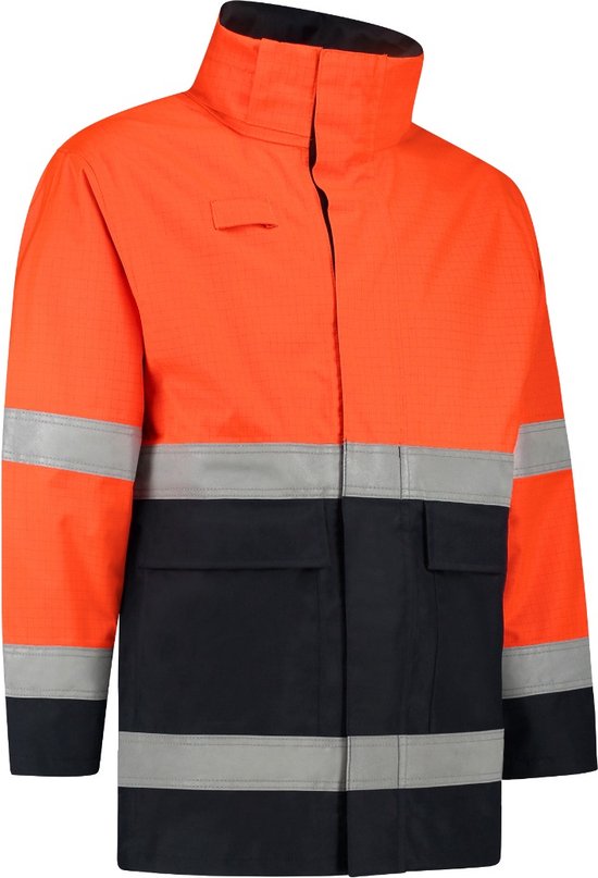 Dapro Safety Access Multinorm Regenjas - Marineblauw/Hi-Vis Oranje
