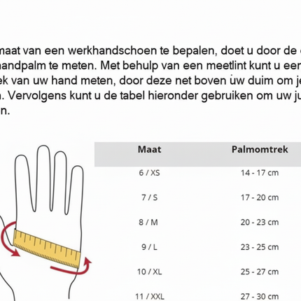 PSP 10-570 Werkhandschoenen - 12 Paar