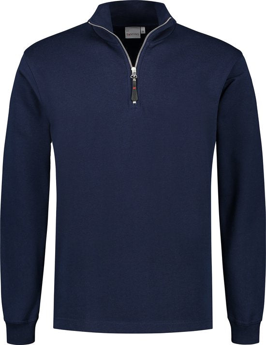 Santino Zipsweater Alex Marineblauw