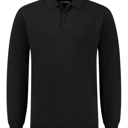 Santino Polo Pullover Praha Zwart