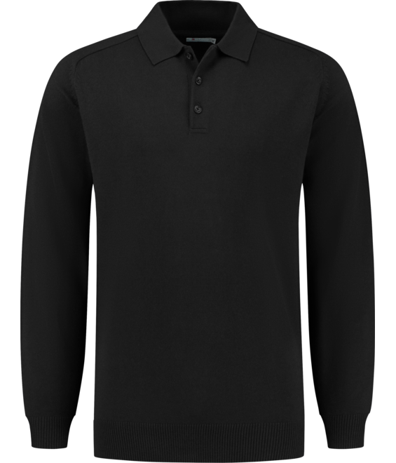 Santino Polo Pullover Praha Zwart