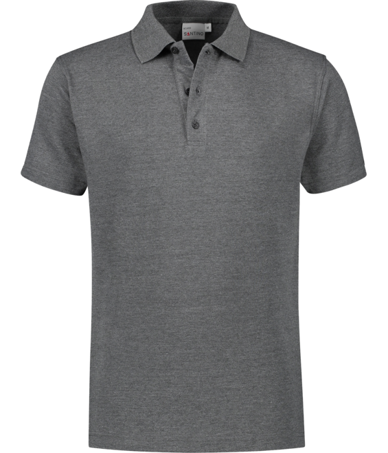 Santino Poloshirt Ricardo Donker Grijs
